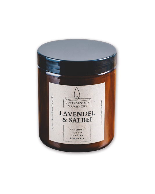 Lavendel & Salbei | Duftkerze
