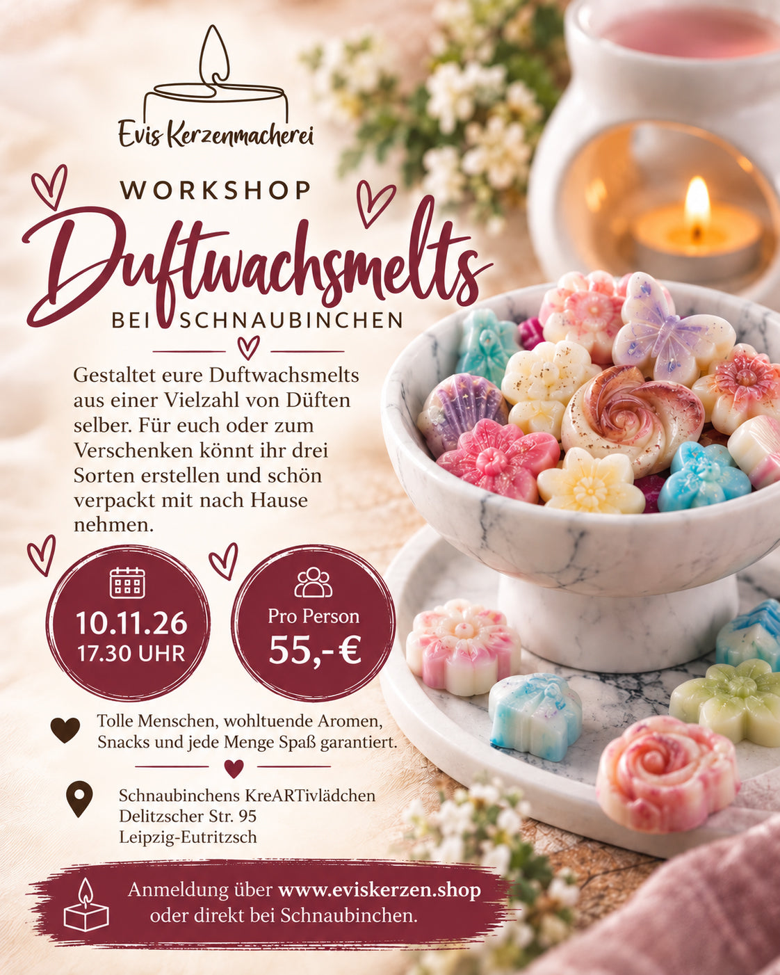 Workshop Duftmelts 10.11.2026