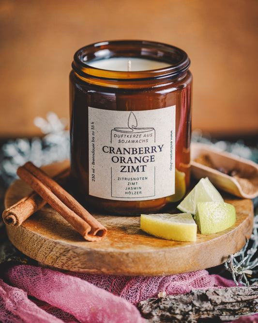 Duftkerze | Cranberry Orange Zimt