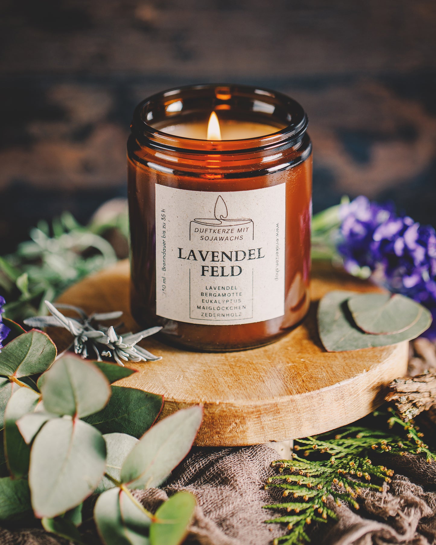 Lavendelfeld | Duftkerze