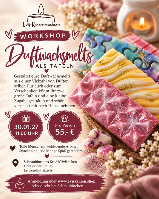 Workshop Duftmelts Tafeln 30.01.2027