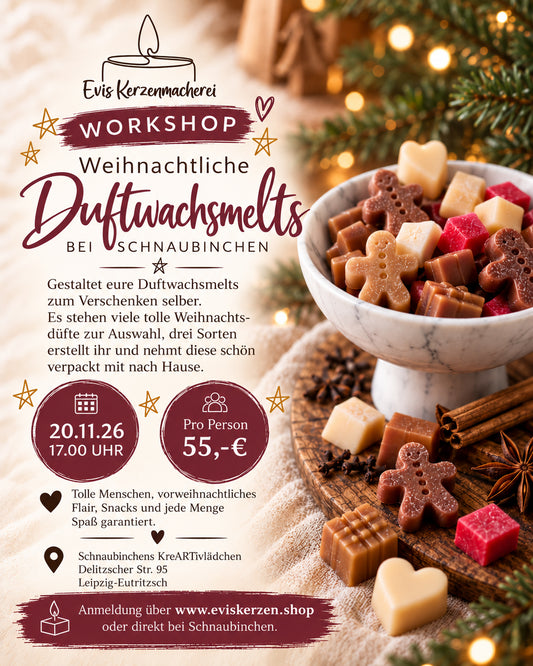 Workshop Weihnachtliche Duftmelts 20.11.2026